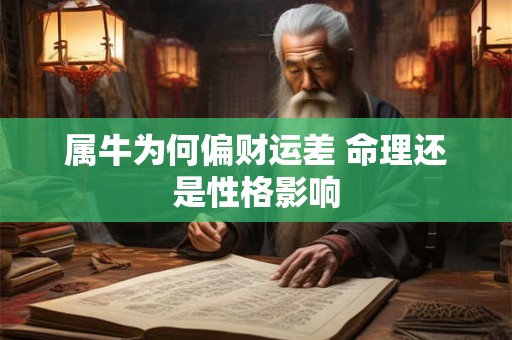 属牛为何偏财运差 命理还是性格影响