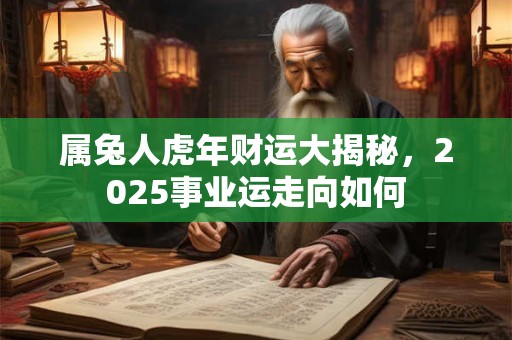 属兔人虎年财运大揭秘，2025事业运走向如何