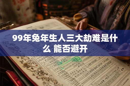 99年兔年生人三大劫难是什么 能否避开
