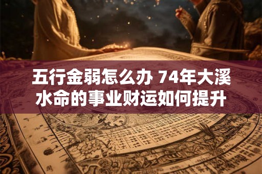 五行金弱怎么办 74年大溪水命的事业财运如何提升