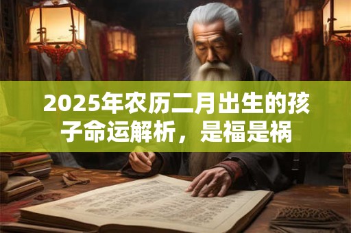 2025年农历二月出生的孩子命运解析，是福是祸