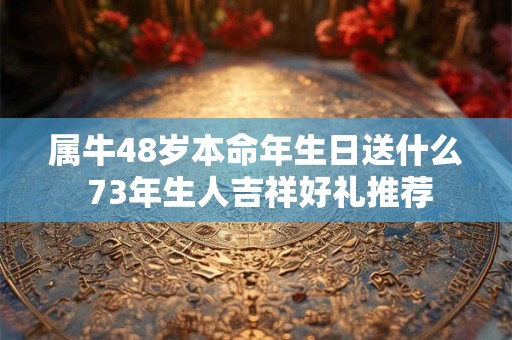 属牛48岁本命年生日送什么 73年生人吉祥好礼推荐