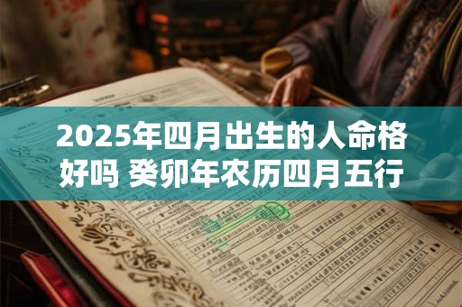 2025年四月出生的人命格好吗 癸卯年农历四月五行解析