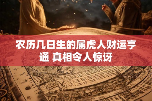 农历几日生的属虎人财运亨通 真相令人惊讶