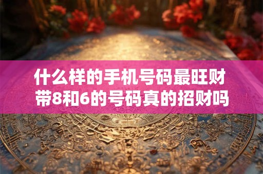 什么样的手机号码最旺财 带8和6的号码真的招财吗