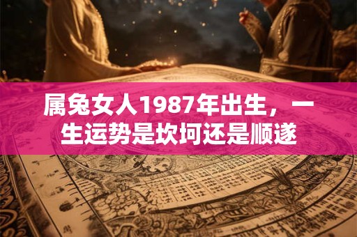 属兔女人1987年出生，一生运势是坎坷还是顺遂