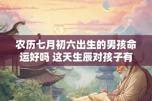 农历七月初六出生的男孩命运好吗 这天生辰对孩子有何影响
