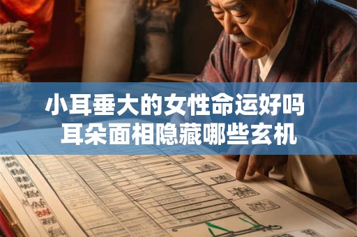 小耳垂大的女性命运好吗 耳朵面相隐藏哪些玄机