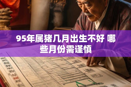 95年属猪几月出生不好 哪些月份需谨慎
