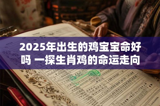 2025年出生的鸡宝宝命好吗 一探生肖鸡的命运走向