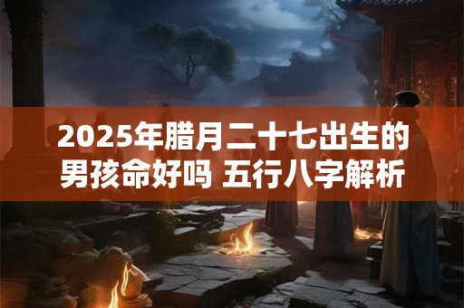 2025年腊月二十七出生的男孩命好吗 五行八字解析