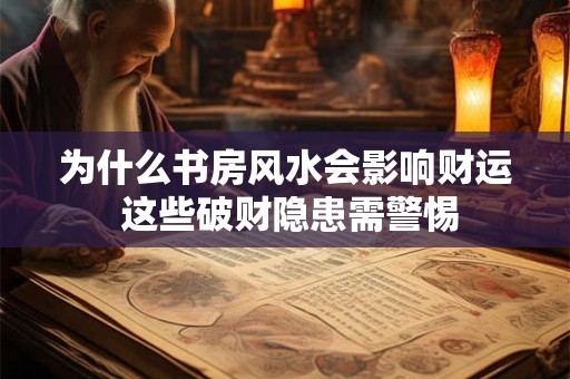 为什么书房风水会影响财运 这些破财隐患需警惕
