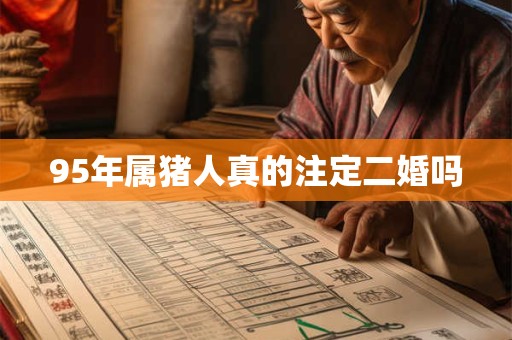 95年属猪人真的注定二婚吗