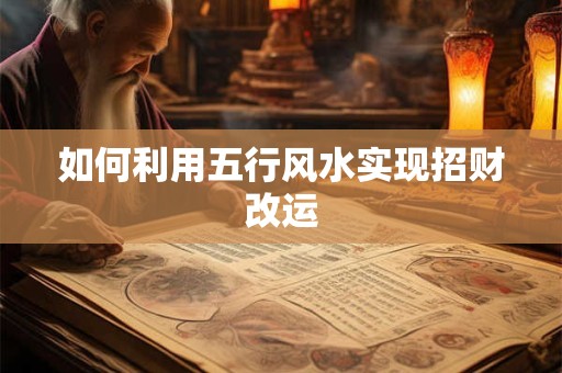 如何利用五行风水实现招财改运