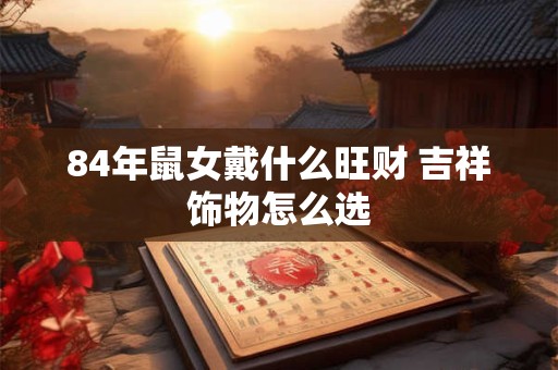 84年鼠女戴什么旺财 吉祥饰物怎么选