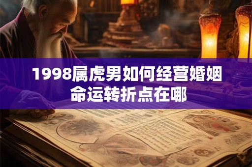 详细阅读:1998属虎男如何经营婚姻 命运转折点在哪 1998属虎男如何经营婚姻 命运转折点在哪