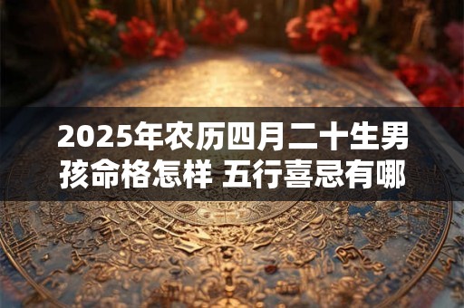 2025年农历四月二十生男孩命格怎样 五行喜忌有哪些