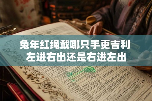 兔年红绳戴哪只手更吉利 左进右出还是右进左出
