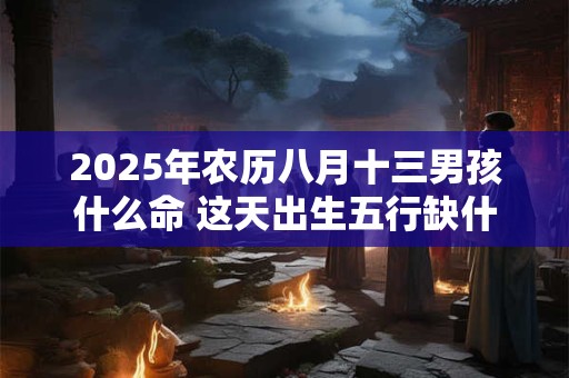 2025年农历八月十三男孩什么命 这天出生五行缺什么 2025年农历八月十三男孩什么命 这天出生五行缺什么