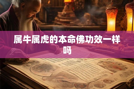 属牛属虎的本命佛功效一样吗