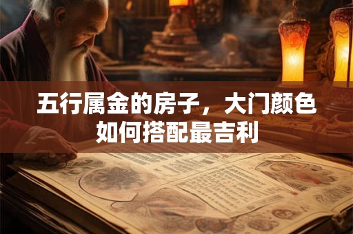五行属金的房子，大门颜色如何搭配最吉利