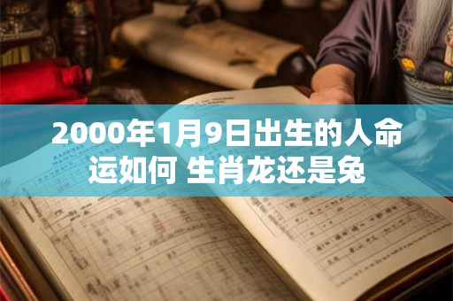 2000年1月9日出生的人命运如何 生肖龙还是兔