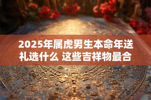 2025年属虎男生本命年送礼选什么 这些吉祥物最合适