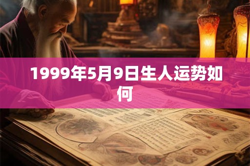 1999年5月9日生人运势如何