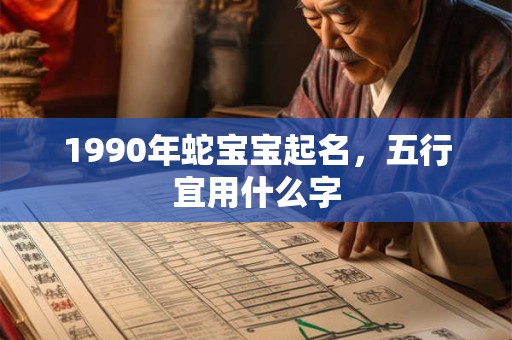 1990年蛇宝宝起名，五行宜用什么字