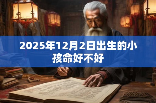 2025年12月2日出生的小孩命好不好