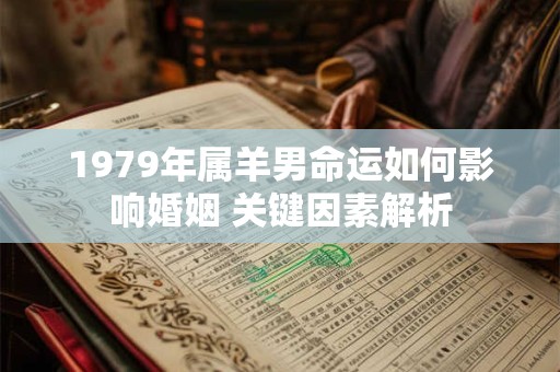 1979年属羊男命运如何影响婚姻 关键因素解析