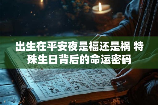 出生在平安夜是福还是祸 特殊生日背后的命运密码