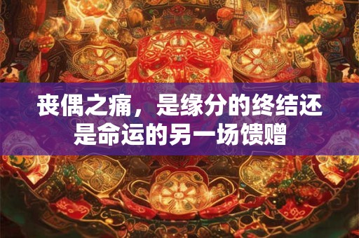 丧偶之痛，是缘分的终结还是命运的另一场馈赠