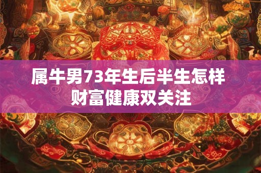 属牛男73年生后半生怎样 财富健康双关注
