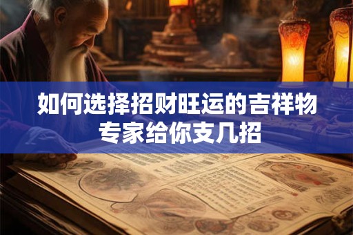 如何选择招财旺运的吉祥物 专家给你支几招