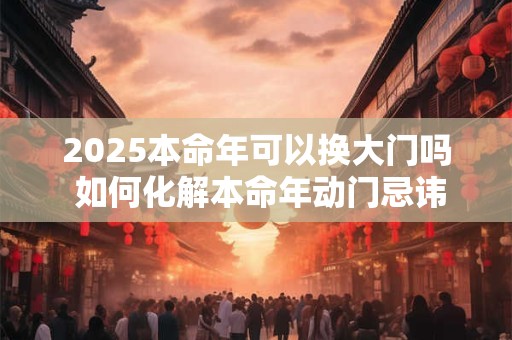 2025本命年可以换大门吗 如何化解本命年动门忌讳