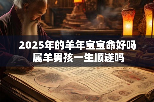 2025年的羊年宝宝命好吗 属羊男孩一生顺遂吗