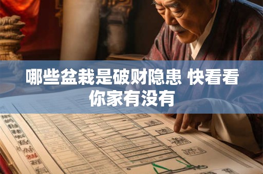 哪些盆栽是破财隐患 快看看你家有没有