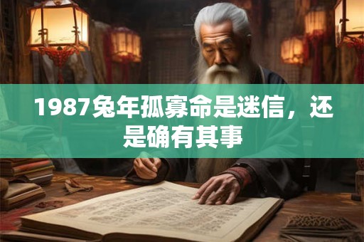 1987兔年孤寡命是迷信，还是确有其事