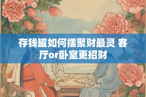 存钱罐如何摆聚财最灵 客厅or卧室更招财