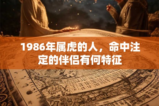 1986年属虎的人，命中注定的伴侣有何特征