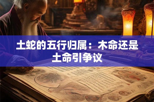 土蛇的五行归属：木命还是土命引争议