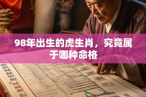 98年出生的虎生肖，究竟属于哪种命格
