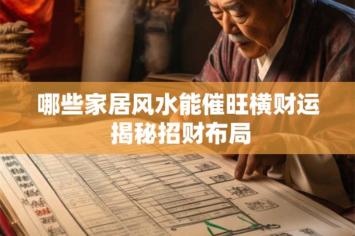 哪些家居风水能催旺横财运 揭秘招财布局