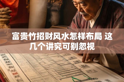 富贵竹招财风水怎样布局 这几个讲究可别忽视