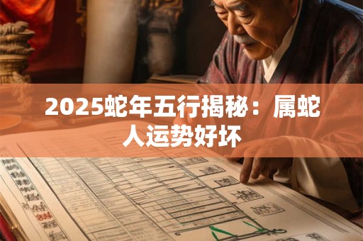 2025蛇年五行揭秘：属蛇人运势好坏