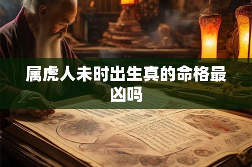属虎人未时出生真的命格最凶吗