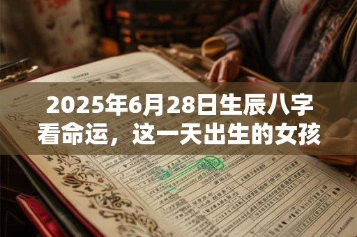 2025年6月28日生辰八字看命运，这一天出生的女孩好吗
