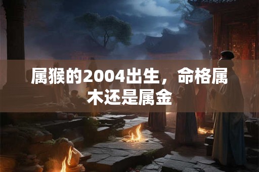 属猴的2004出生，命格属木还是属金