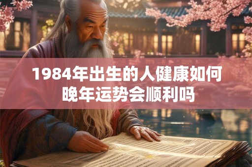 1984年出生的人健康如何 晚年运势会顺利吗